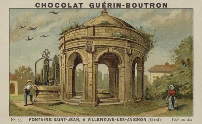 Fontaine Saint-Jean, em Villeneuve-les-Avignon, Gard de French School