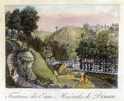 Fonte das águas minerais de Dinan de French School