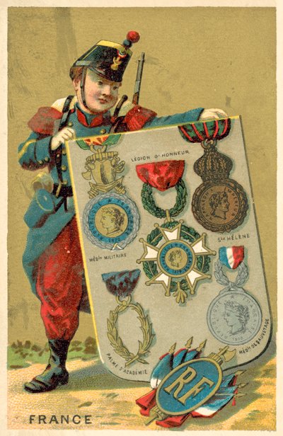 França (chromolitho) de French School