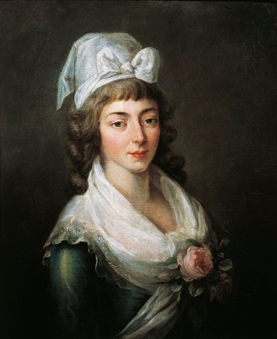 França, Paris, Versalhes, Retrato de Madame Roland (Marie-Jean Roland de la Platiere de French School
