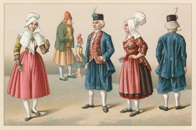 França XIX Cent Costume de French School