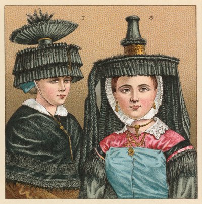França XIX Cent Costume de French School