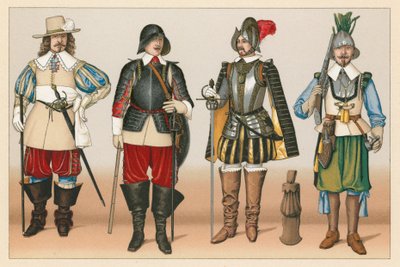 França XVI-XVIIth Cent Costume de French School