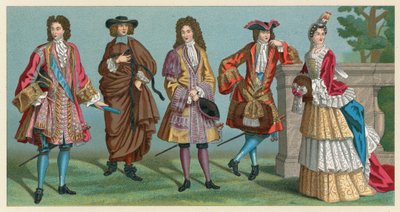 França XVII-XVIIIth Cent Costume de French School
