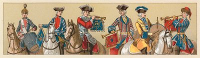 Traje do centavo XVIII França de French School