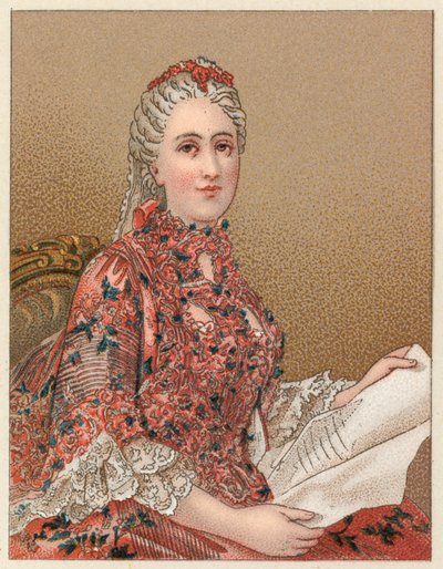 Traje do centavo XVIII França de French School