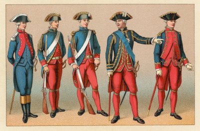 Traje do centavo XVIII França de French School