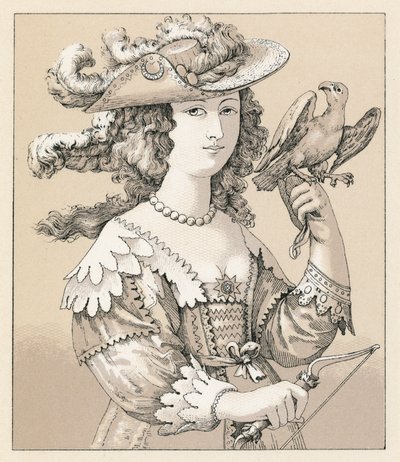 França XVIIth Cent Costume de French School