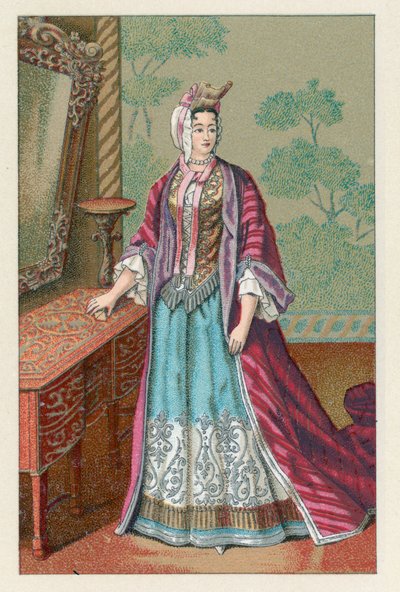 França XVIIth Cent Costume de French School