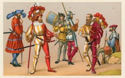 France XVIth Cent Costume de French School
