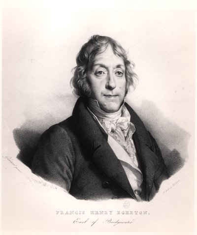 Francis Henry Egerton (1756-1829) Conde de Bridgewater, gravado por Francois Seraphin Delpech (1778-1825) 1824 de French School