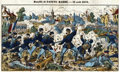 Guerra Franco-Prussiana - Batalha de Sainte-Barbe (Batalha de Noisseville) 31 de agosto de French School