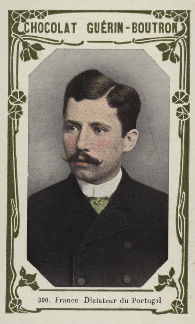 Franco, Ditador de Portugal (foto colorida) de French School