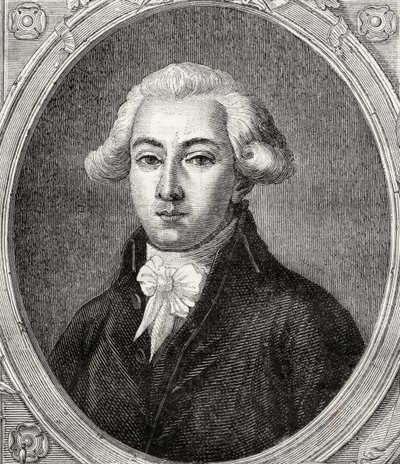 François Antoine Boissy de Anglas, de "História da Revolução Francesa" por Louis Blanc (1811-82) de French School