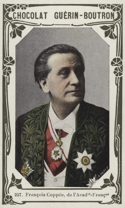 François Coppee, da Academia-Francaise (foto colorida) de French School