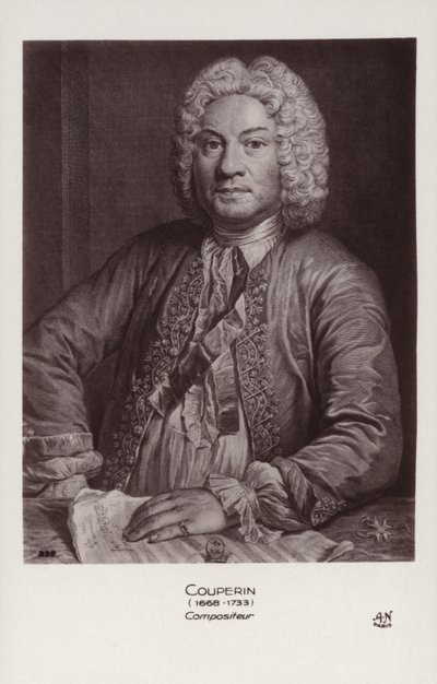 François Couperin, compositor barroco francês, organista e cravista (1668-1733) de French School