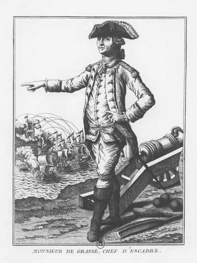 François-Joseph Paul, Conde de Grasse (gravura) de French School