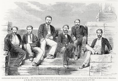 Expedição Francesa a Me-Kong, 1868 de French School