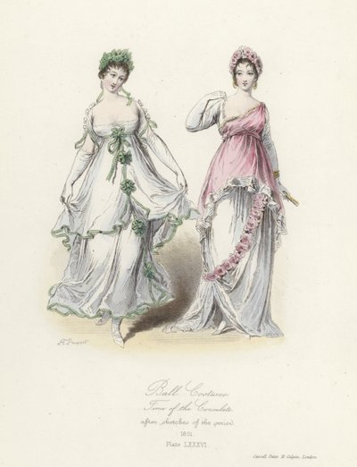 Traje de bola francesa, hora do consulado de French School