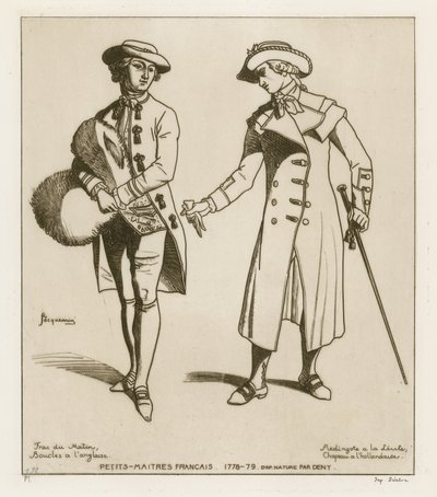 Dândis franceses, 1778-79 de French School