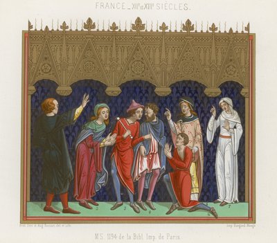Figuras francesas dos séculos XII e XIII de French School
