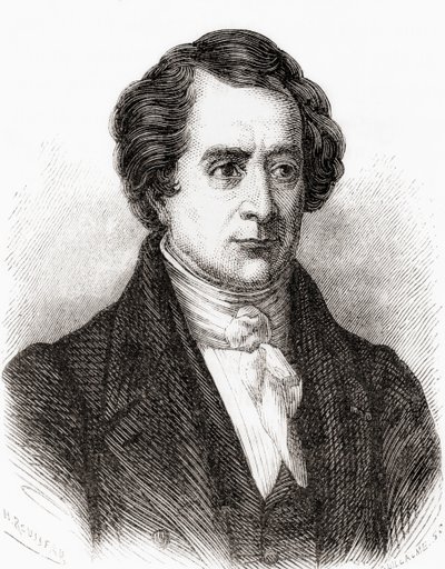 O matemático francês Dominique Francois Jean Arago, também conhecido como François Arago, de Les Merveilles de la Science, pub.1870 de French School