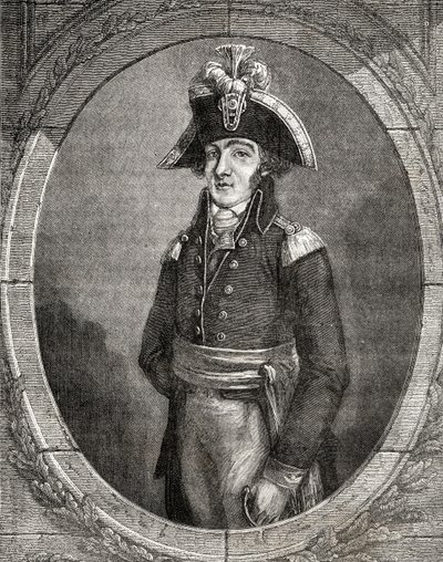 O revolucionário francês François Henriot (1761-1794) de French School