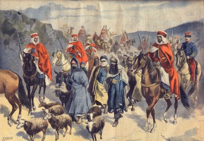 Vitória da França no sul da Argélia de French School