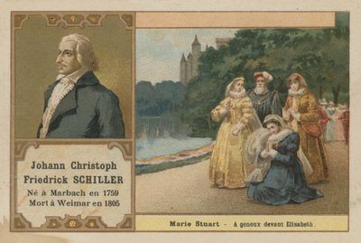 Friedrich Schiller, poeta alemão; dramaturgo e historiador de French School