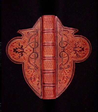 Capa de um livro de horas em latim, início do século XV de French School