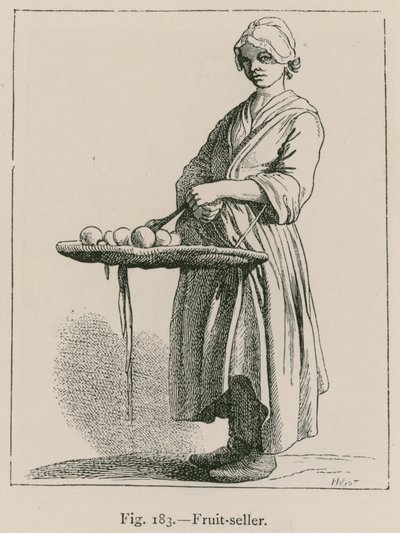 Vendedor de frutas de French School