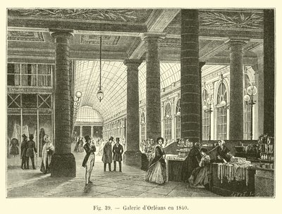 Galeria dOrleans e 1840 de French School
