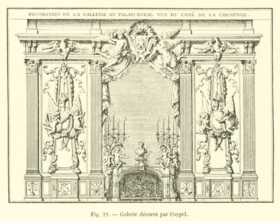 Galeria decorada por Coypel de French School