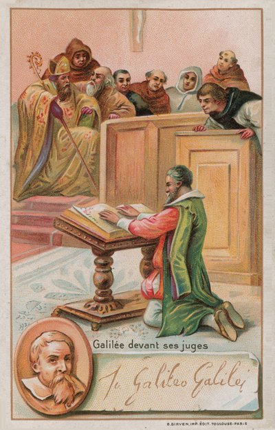 Galileo Galilei perante os juízes de French School