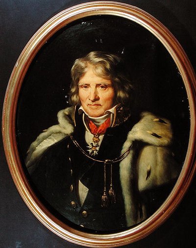 Gaspard Riche (1755-1839) Baron de Prony, c.1830 (óleo sobre tela) de French School
