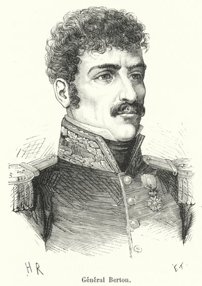 General Berton (gravura) de French School