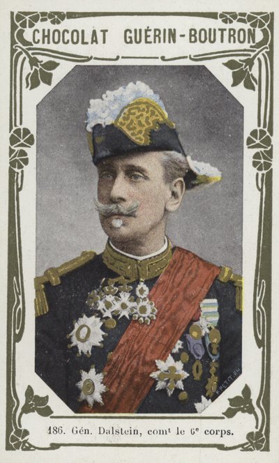 General Dalstein, Comandante do 6º Corpo (foto colorida) de French School