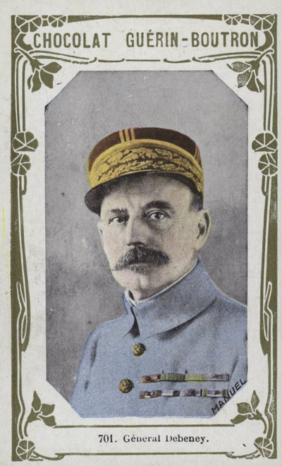General Debeney (foto colorida) de French School