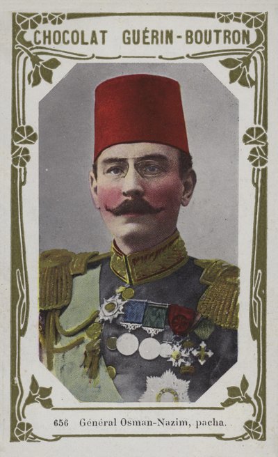 General Osman-Nazim, pacha (foto colorida) de French School