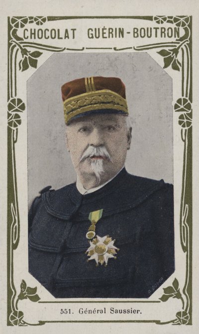 General Saussier (foto colorida) de French School