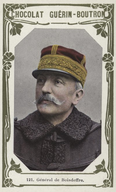 General de Boisdeffre (foto colorida) de French School