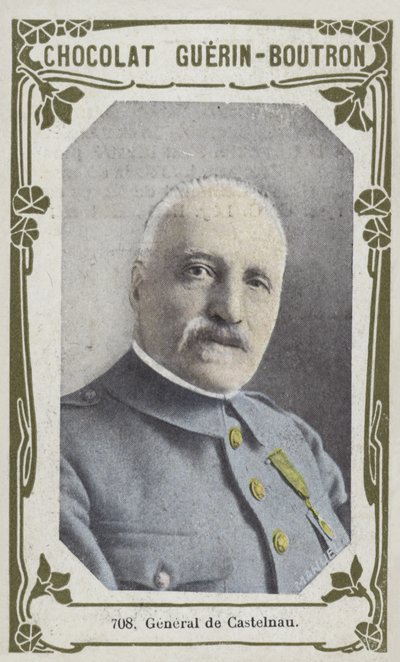 General de Castelnau (foto colorida) de French School