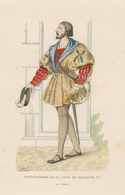 Senhor da corte de Francisco I da França de French School