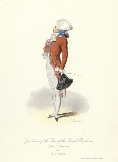 Senhor da época da Revolução Francesa de French School