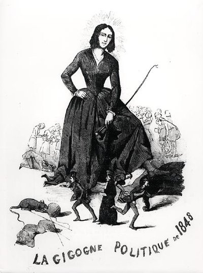 George Sand, a cegonha política, do 