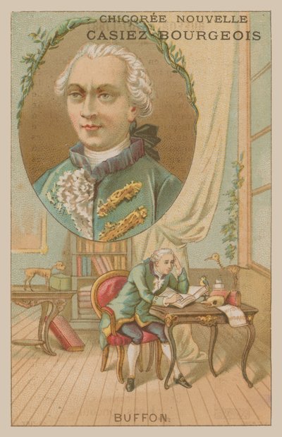 Georges-Louis Leclerc, conde de Buffon, cientista e escritor francês do século XVIII de French School