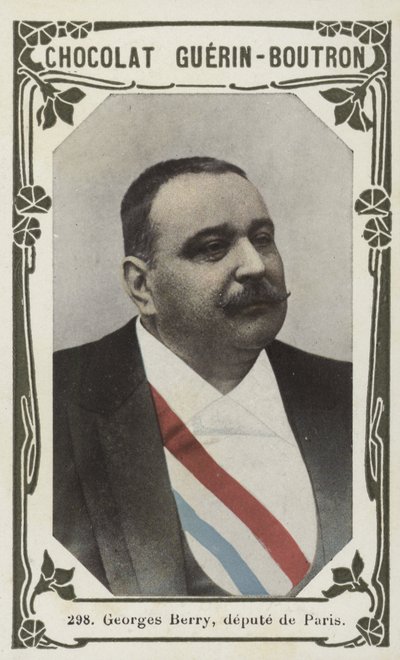Georges Berry, MP de Paris (foto colorida) de French School