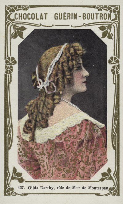 Gilda Darthy, papel de Madame de Montespan (foto colorida) de French School