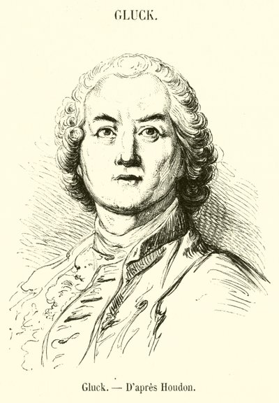 Gluck (gravura) de French School