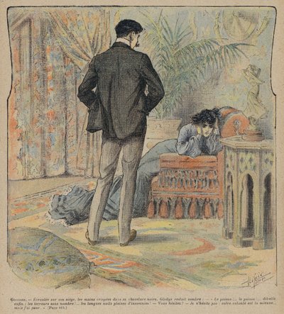 Gogosse de Max Villemer (litografia a cores) de French School